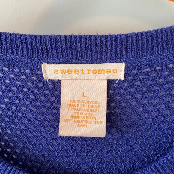 Sweet Romeo blue sweater - Picture 2 of 5